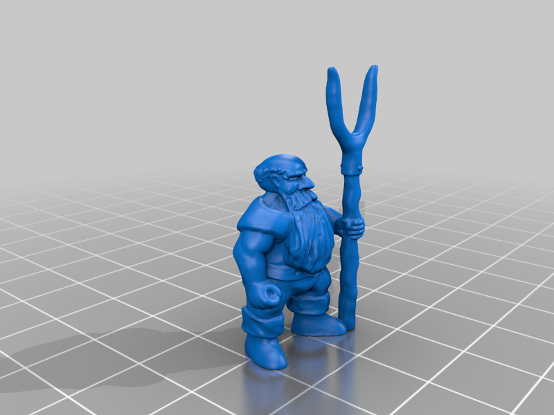 Dwarven Villagers 3D model