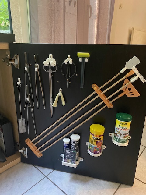 Accessories for aquarium hooks and brackets 3D model