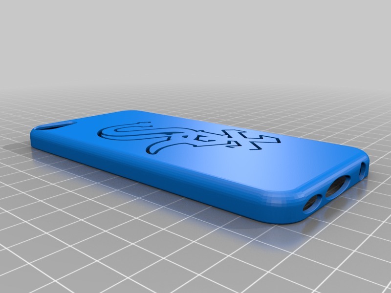 Free 3D file Chicago South Sider iPod 5 case.・3D print object to ...