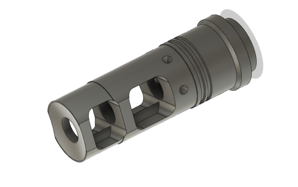 Free 3D file SureFire flash hider・3D printable design to download・Cults