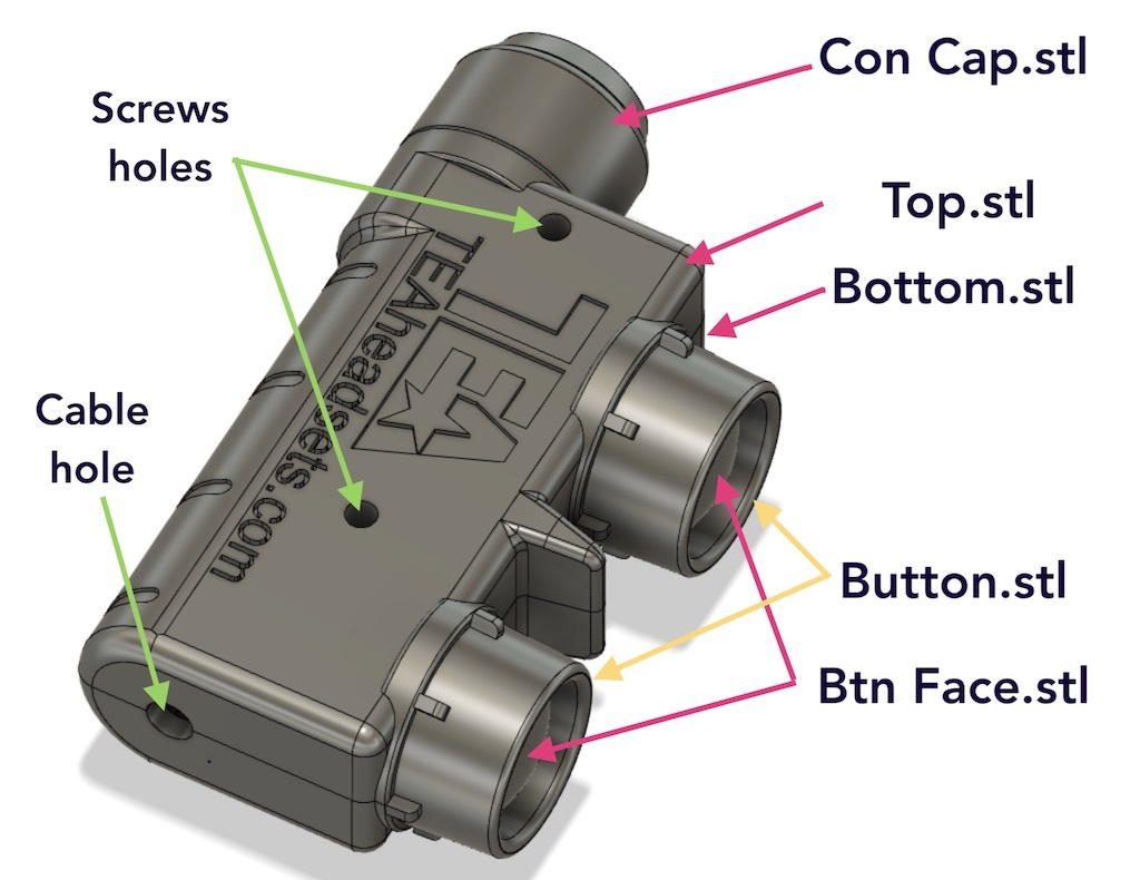 Free 3D file TEA-like U94 dual PTT 📻・3D printing template to download・Cults