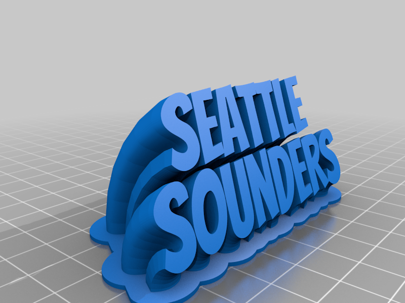 Free 3D file Seattle Sounders・3D printable model to download・Cults