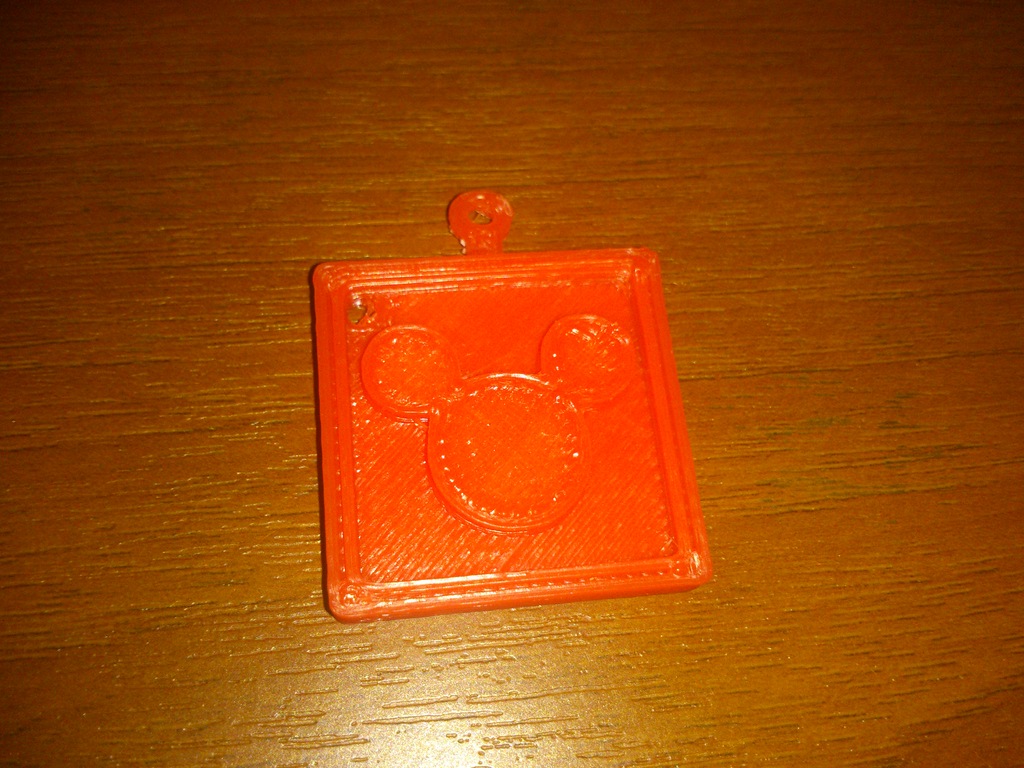 Mickey Keychain modified 3D model