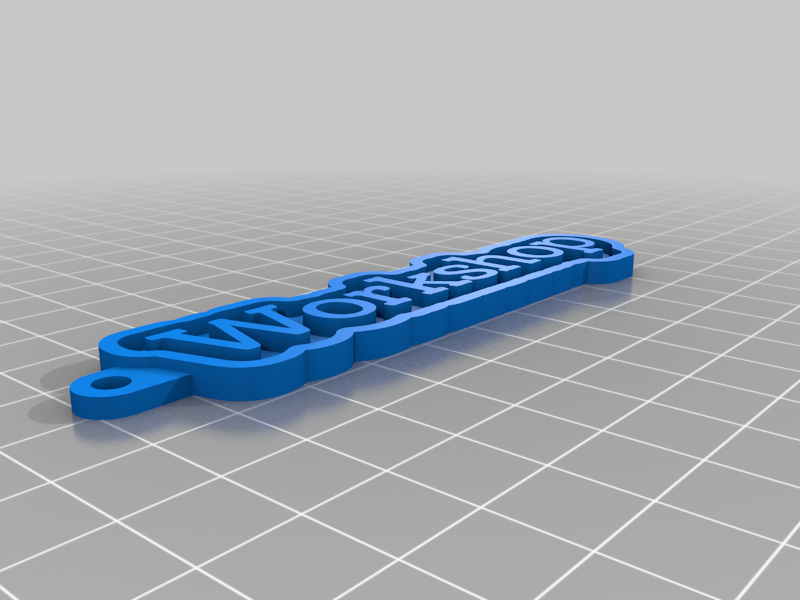 123My Customized Key Chain with your personal name 3D model