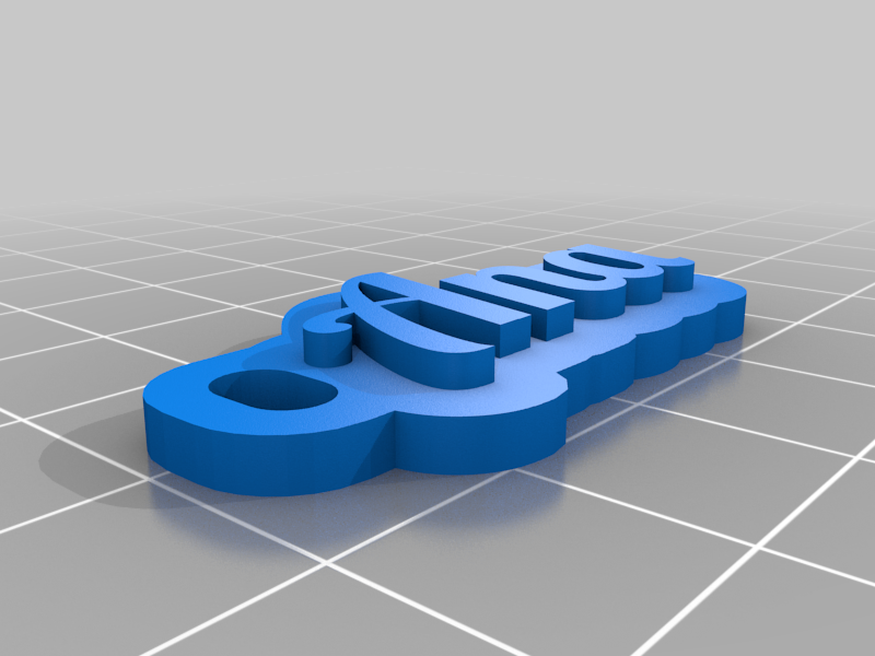 Ana Keychain 3D model