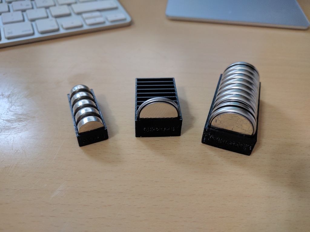Free 3D file Parametric Coin Cell Holder・3D printer model to download・Cults