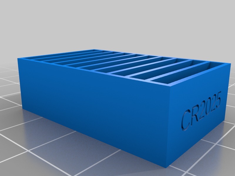Free 3D file Parametric Coin Cell Holder・3D printer model to download・Cults