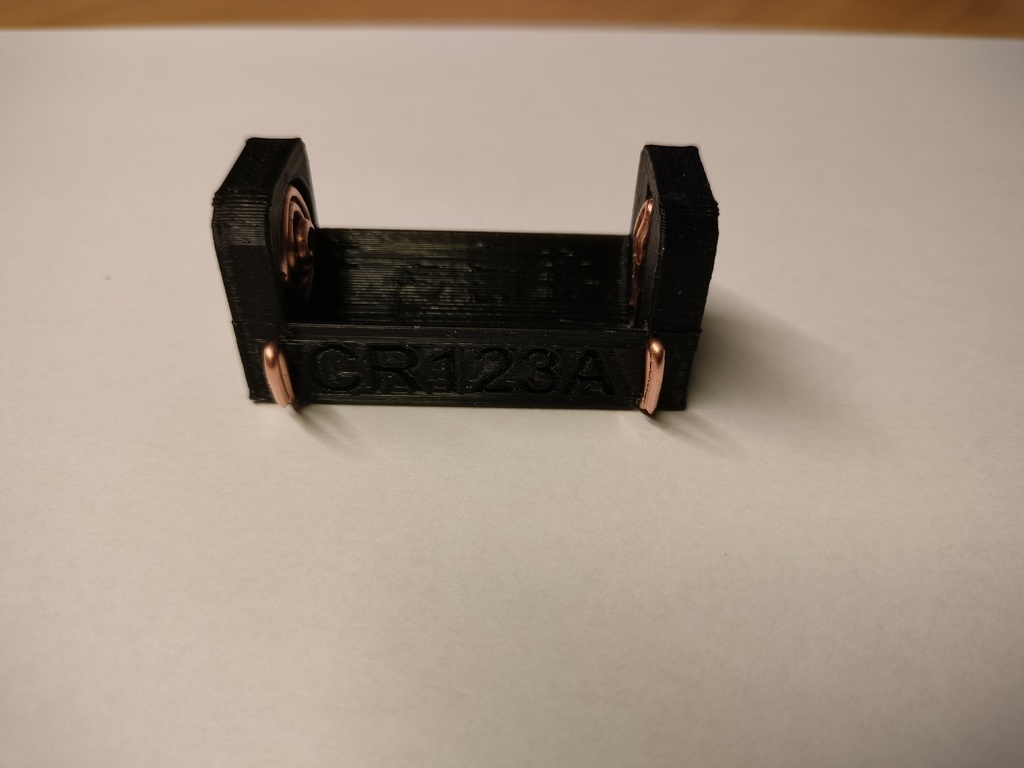 Free 3D file CR123A Battery Holder 🔋・3D printable model to download・Cults