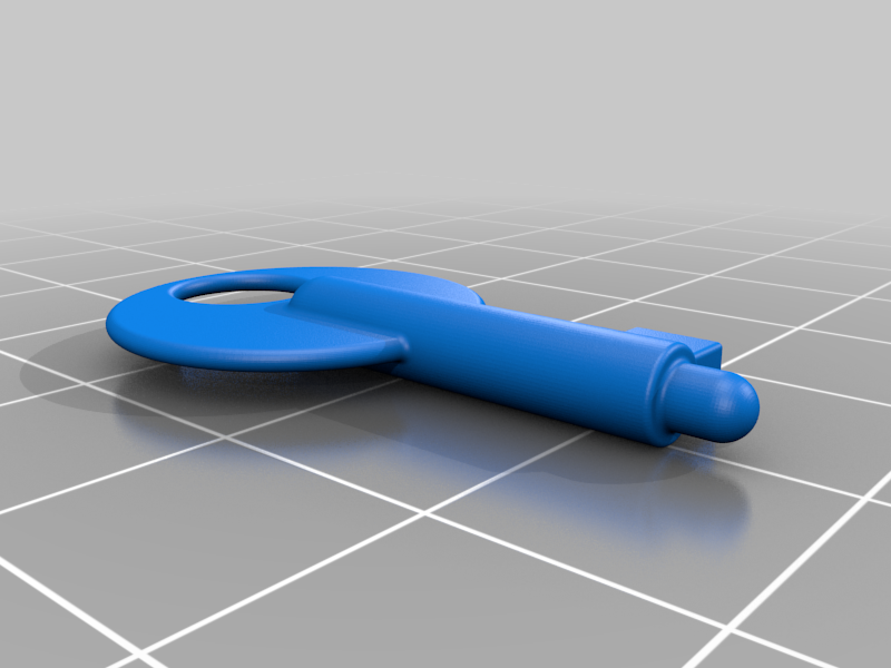 Free 3D file Handcuff Skeleton Key・3D printer design to download・Cults