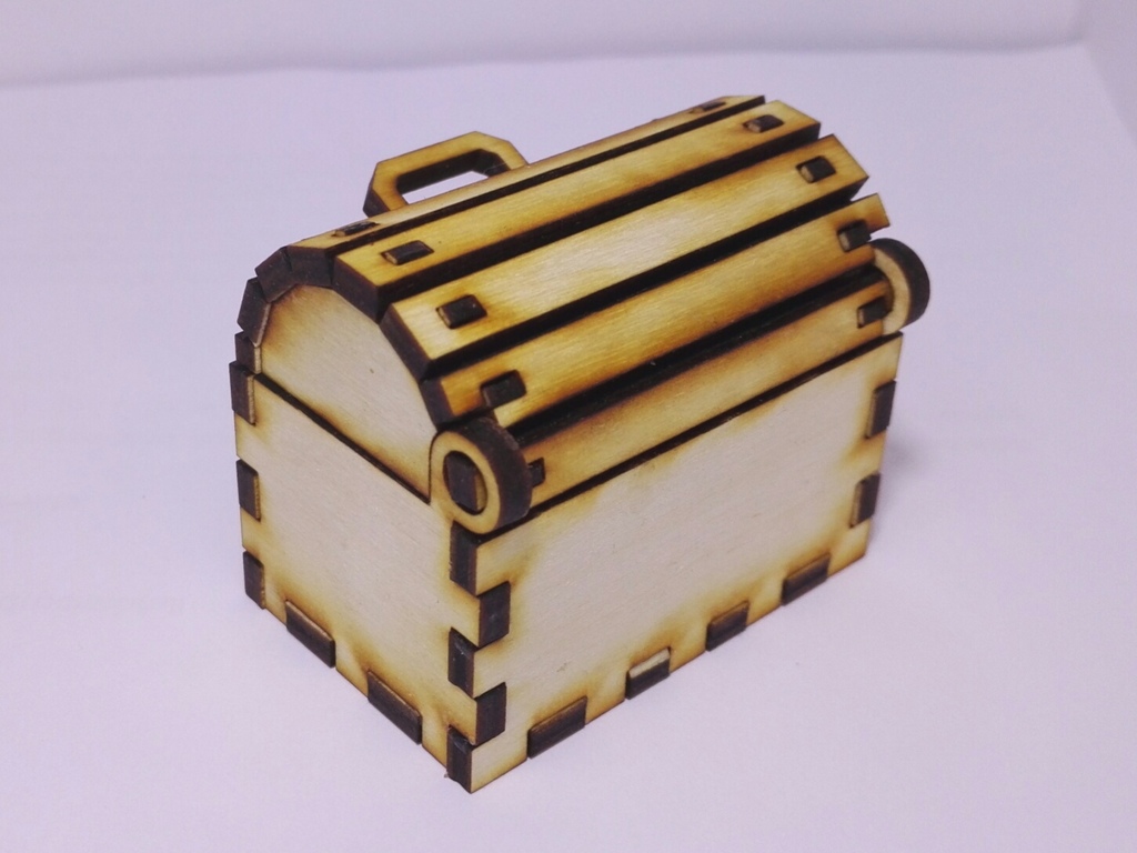 3D-Datei Kleine Schatztruhe - Lasercut 📦 kostenlos・3D-Druck-Idee zum ...