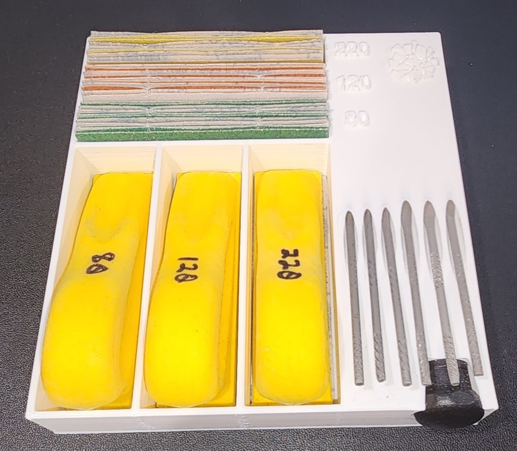 Free 3D file Sanding / File set storage box ๐ใป3D printer design to ...