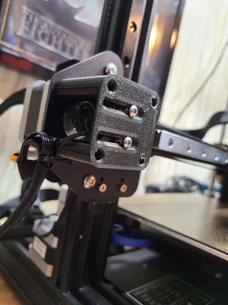 Free 3D file Adjustable X limit switch and motor cover for linear rails ...