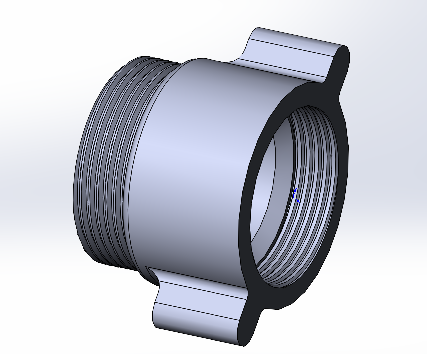 Double Compression M20 3d Model Free 3D file Mixer Adapter M20x1 to M22x1・3D print object to download・Cults
