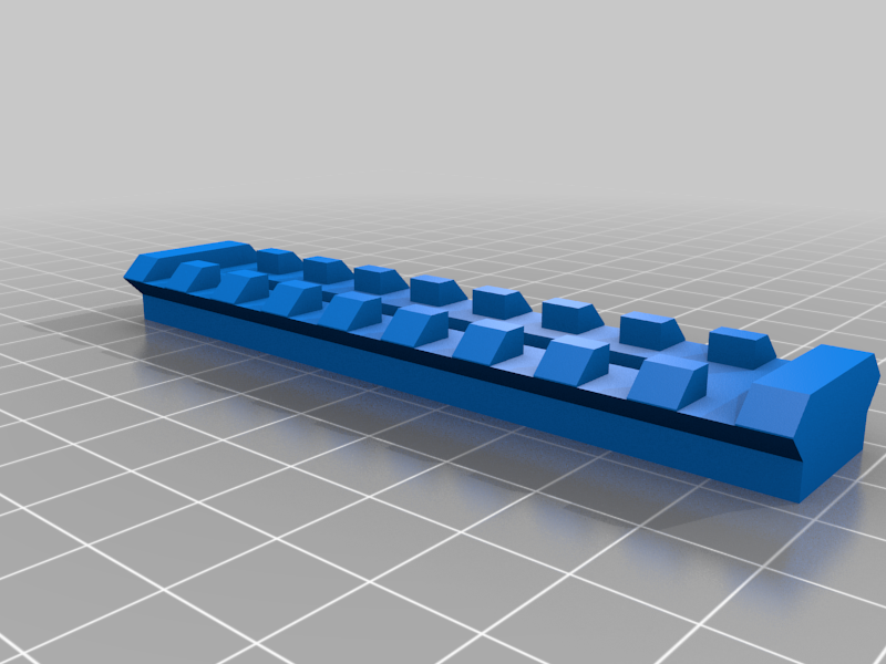 Free 3D file Picatinny Rail 94.8mm・3D printer design to download・Cults