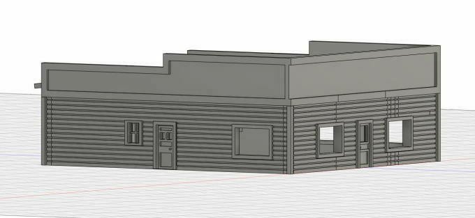 Free 3D file N Scale Commercial Building ( Store, Restaurant, Other) 🏗️ ...