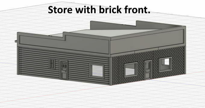 Free 3D file N Scale Commercial Building ( Store, Restaurant, Other) 🏗️ ...