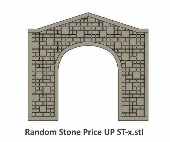 Free 3D file N Scale UP Style Single Track Tunnel Portal ...・Design to ...