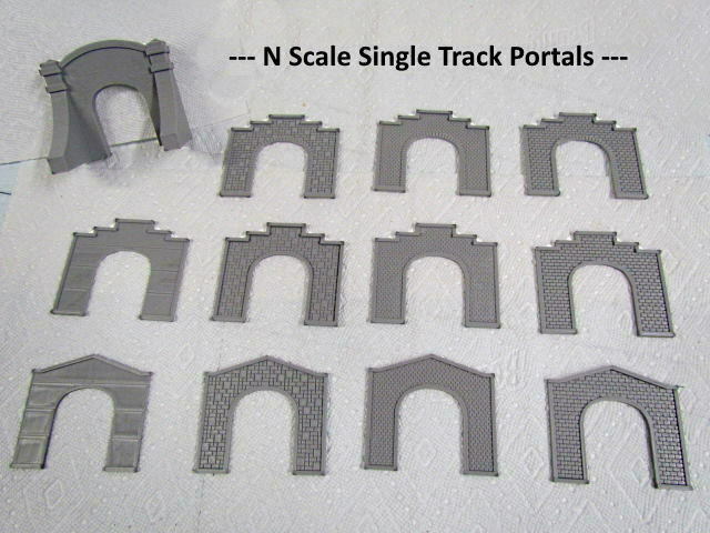 Free 3D file N Scale Stepped Top Single Track Tunnel Portal ...・3D ...