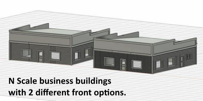 Free 3D file N Scale Commercial Building ( Store, Restaurant, Other)・3D ...