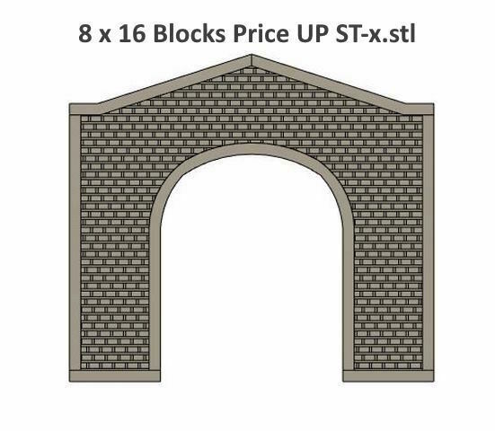 Free 3D file N Scale UP Style Single Track Tunnel Portal ...・Design to ...