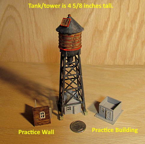Free 3D file N Scale - Pump house or under water tower or small ...