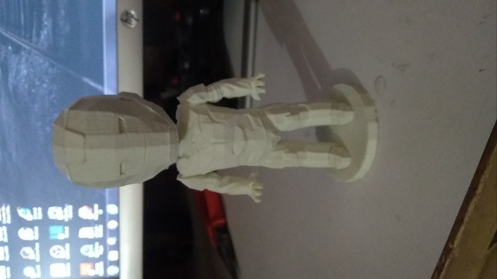 Free 3D file Low Poly Iron man Bobblehead・3D print design to download・Cults