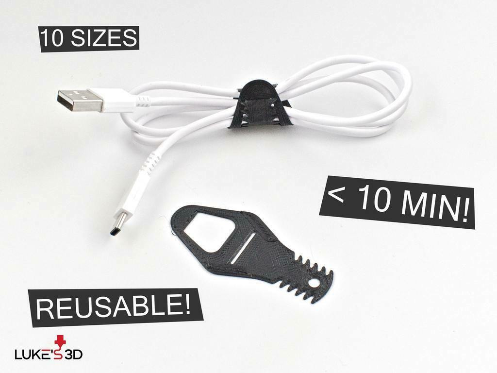 Free 3D file Smart cable tie・3D printer design to download・Cults