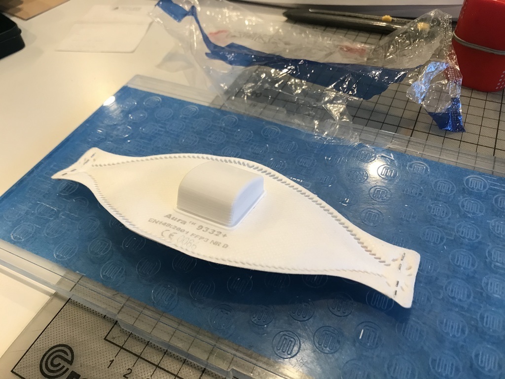 Free 3D file MASK VALVE LID FFP3・Template to download and 3D print・Cults