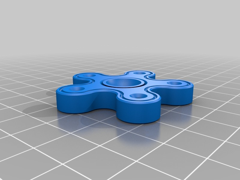 Free 3D file PrintInPlace Spinner (3 sizes)・3D printing template to