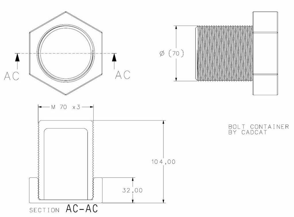 Free 3D file Bolt Container・3D printing template to download・Cults