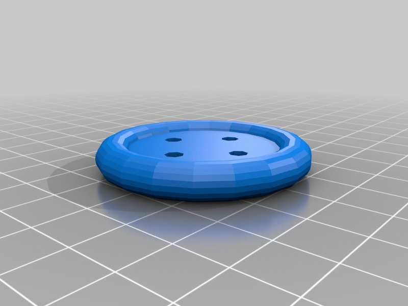 Free 3D file Button Radius - 4 Holes 🏠・3D printing template to download