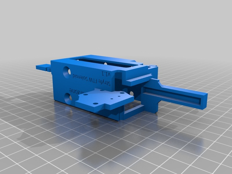 Free 3D file Solenoid Cage for Nerf Stryfe・3D printing template to
