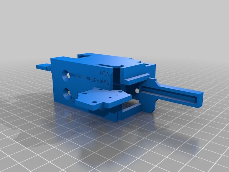 Free 3D file Solenoid Cage for Nerf Stryfe・3D printing template to