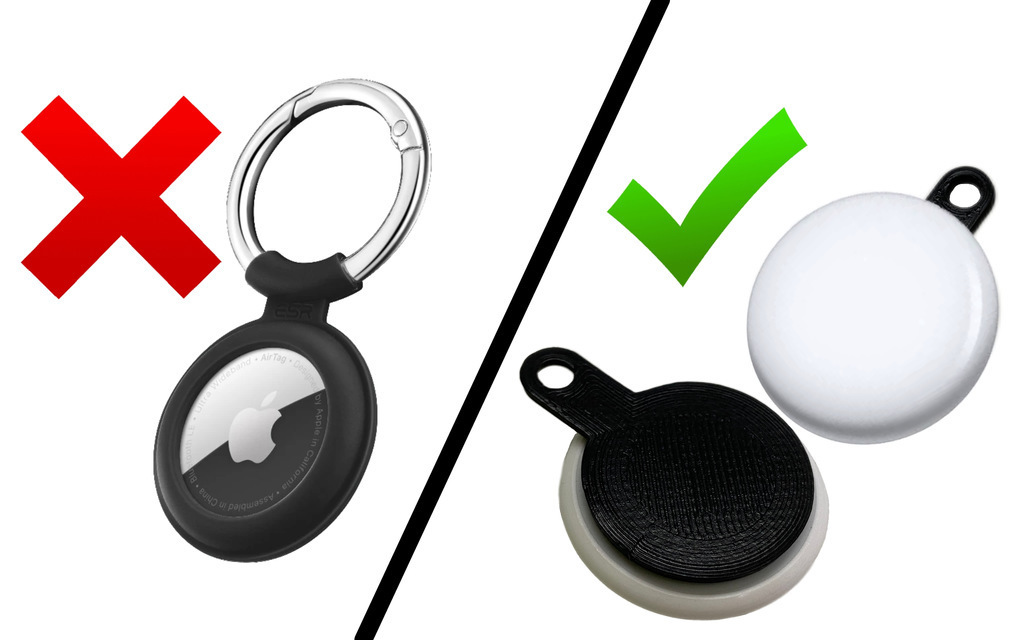 Free 3D file Minimal AirTag Keychain・Model to download and 3D print・Cults