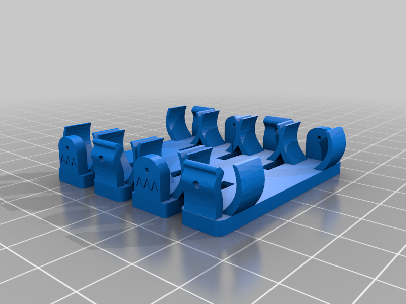 Free 3D file Four AAA battery holder・3D printing template to download・Cults