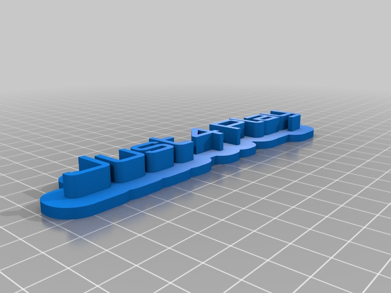 Free 3D file Just 4 Play Name Plate!・3D printer design to download・Cults
