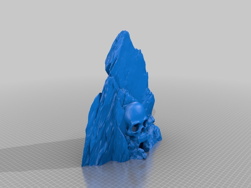 Free 3D file Skull Mountain・3D printing design to download・Cults