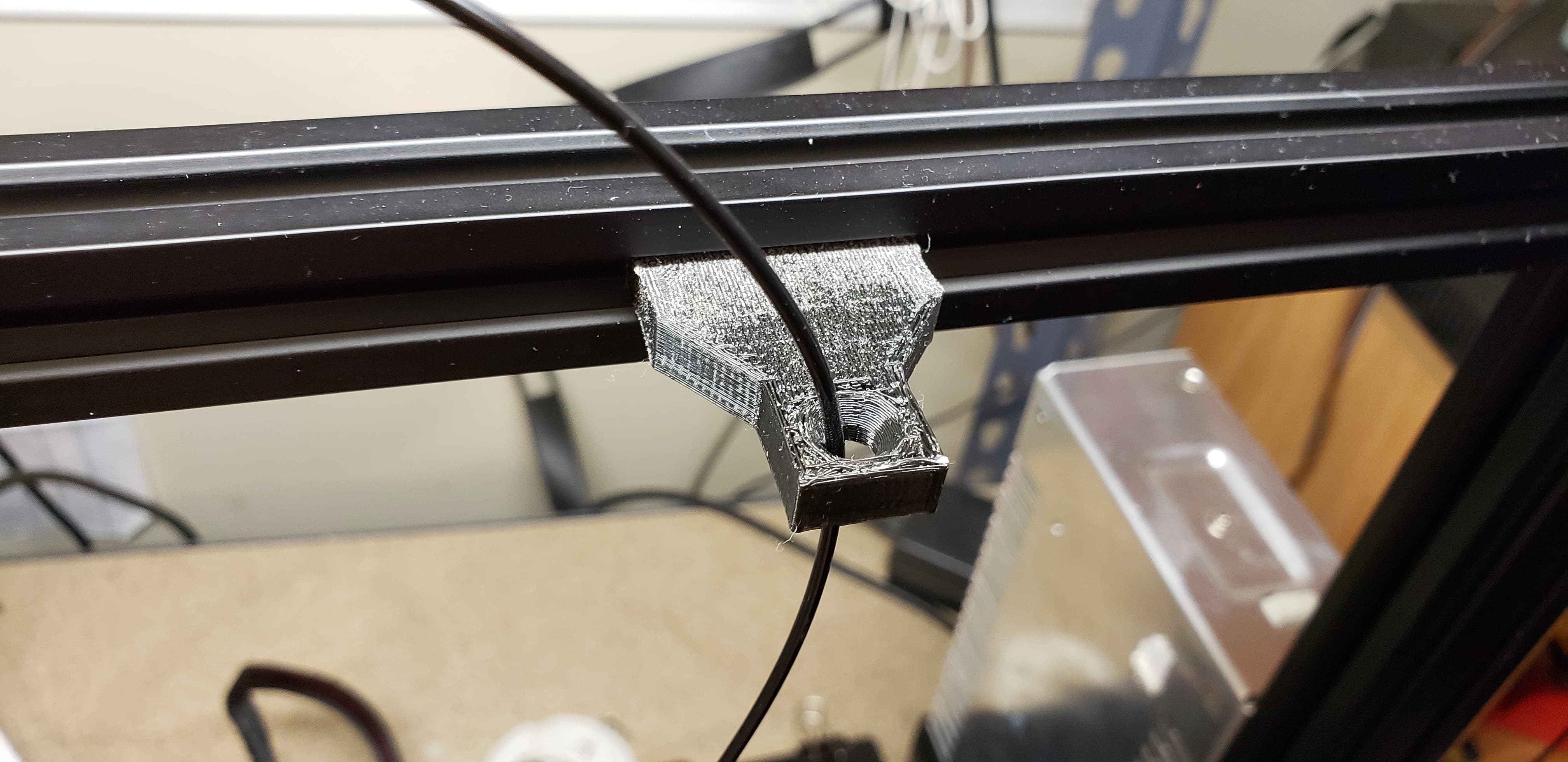 Filament Guide Rail Free 3D file Ender 3 Rail Filament Guide・Model to download and 3D print ...
