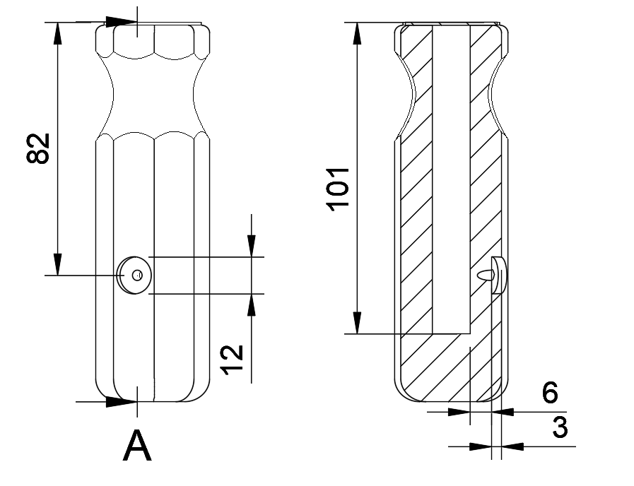 Free 3D file Foosball / Table Soccer Handle (Full Size, 16mm Rods)・Object to download and to 3D