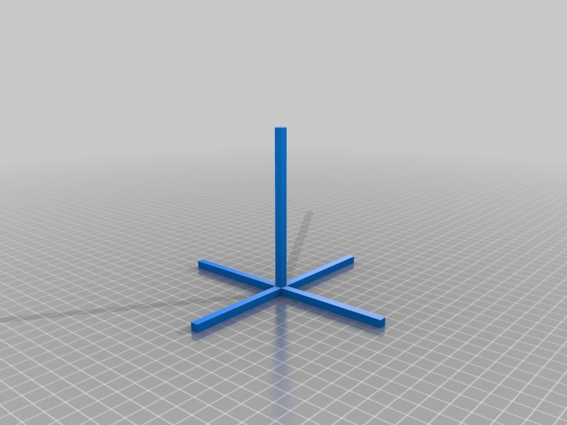 Free 3D file large calibration cross 150mm wide 105mm tall・3D printable ...