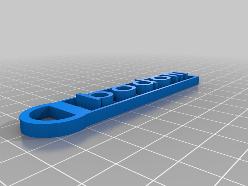 Free 3D file llavero・3D printer design to download・Cults