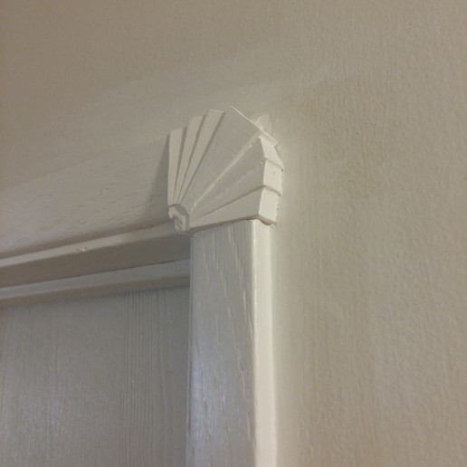 Stl File Art Deco Door Amp Window Frame Corner Moulding