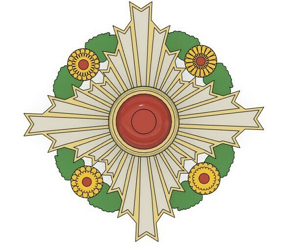 Free 3D file The Supreme Order of the Chrysanthemum・Object to download