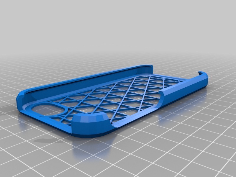 Free 3D file iPhone 5Case-triangle・Model to download and 3D print・Cults