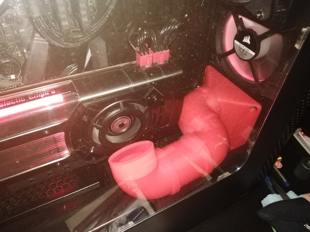 Free 3D file Modular PC Case Fan Funnel・Object to download and to 3D