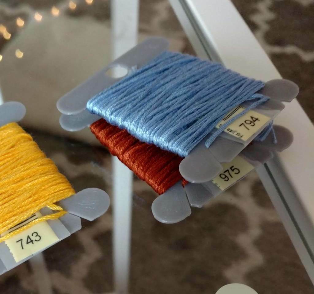 Bobbins En Plastique Carte Enroulement Plaque De Point De Croix Outil