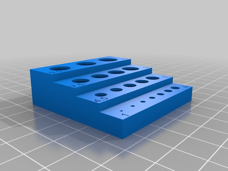 Free 3D file Small Metric Drill Bit Index・3D printable design to