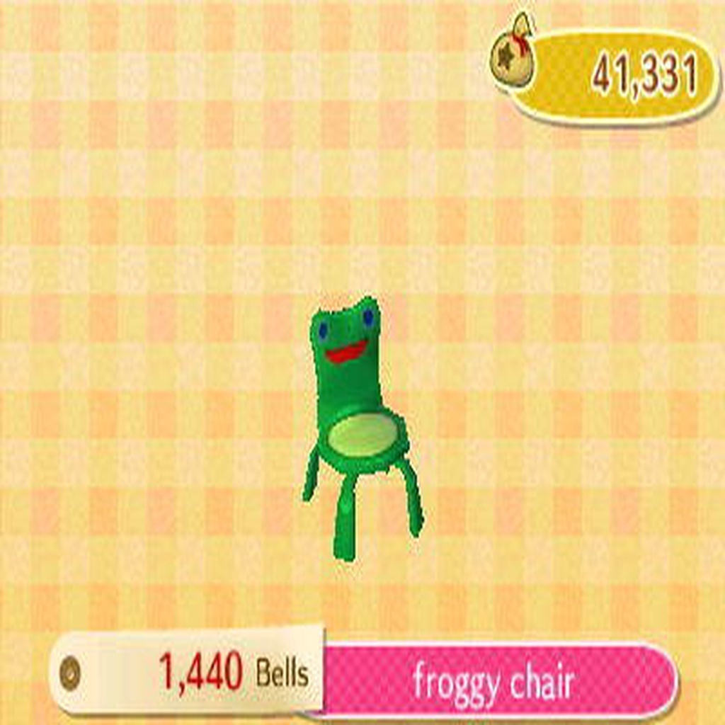 Free 3D file Froggy Chair (Animal Crossing)・3D print model to download