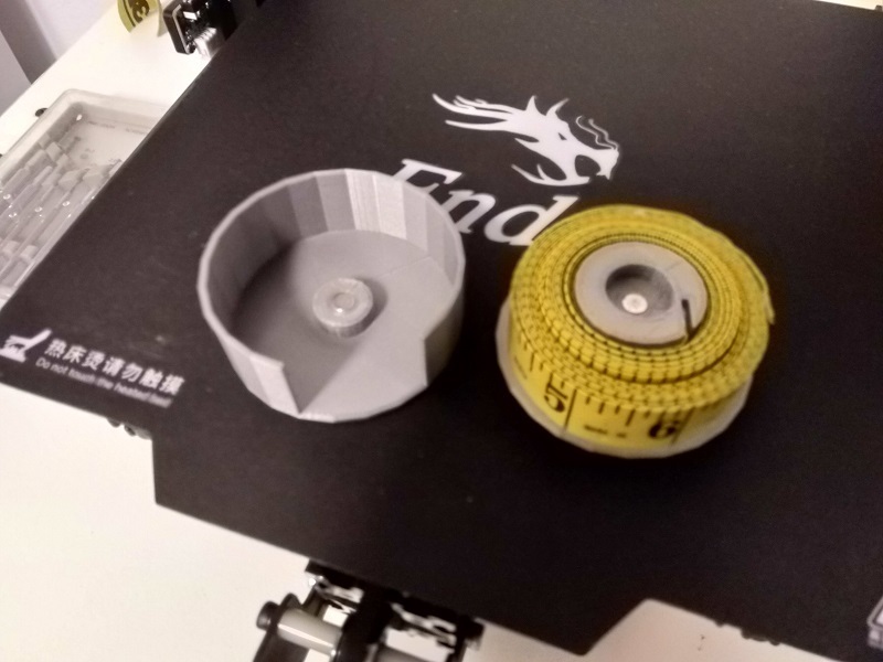 Free 3D file measuring tape spool・3D printable object to
