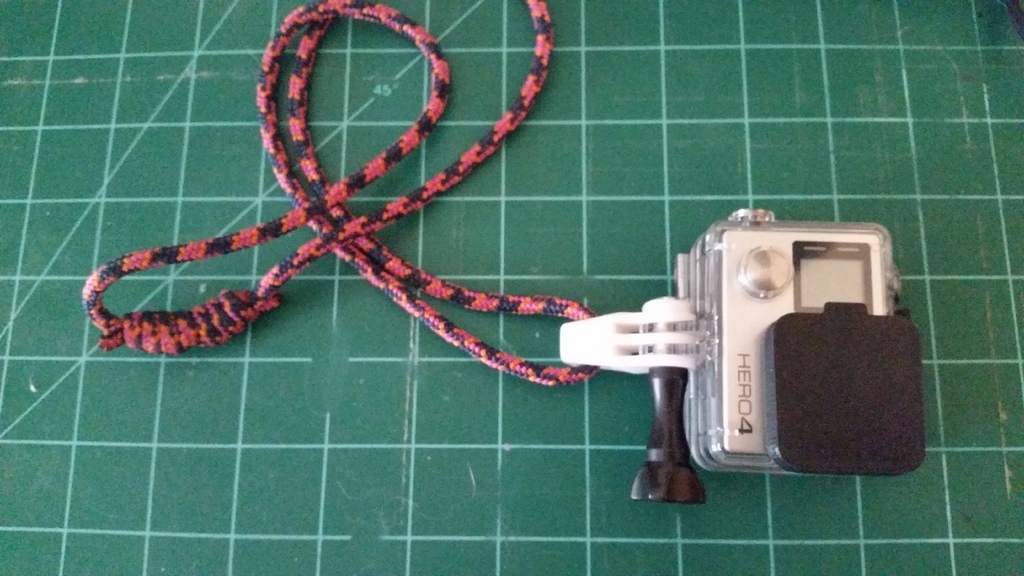 Free 3D file GoPro Cord Mount Necklace / Wrist・Design to download and
